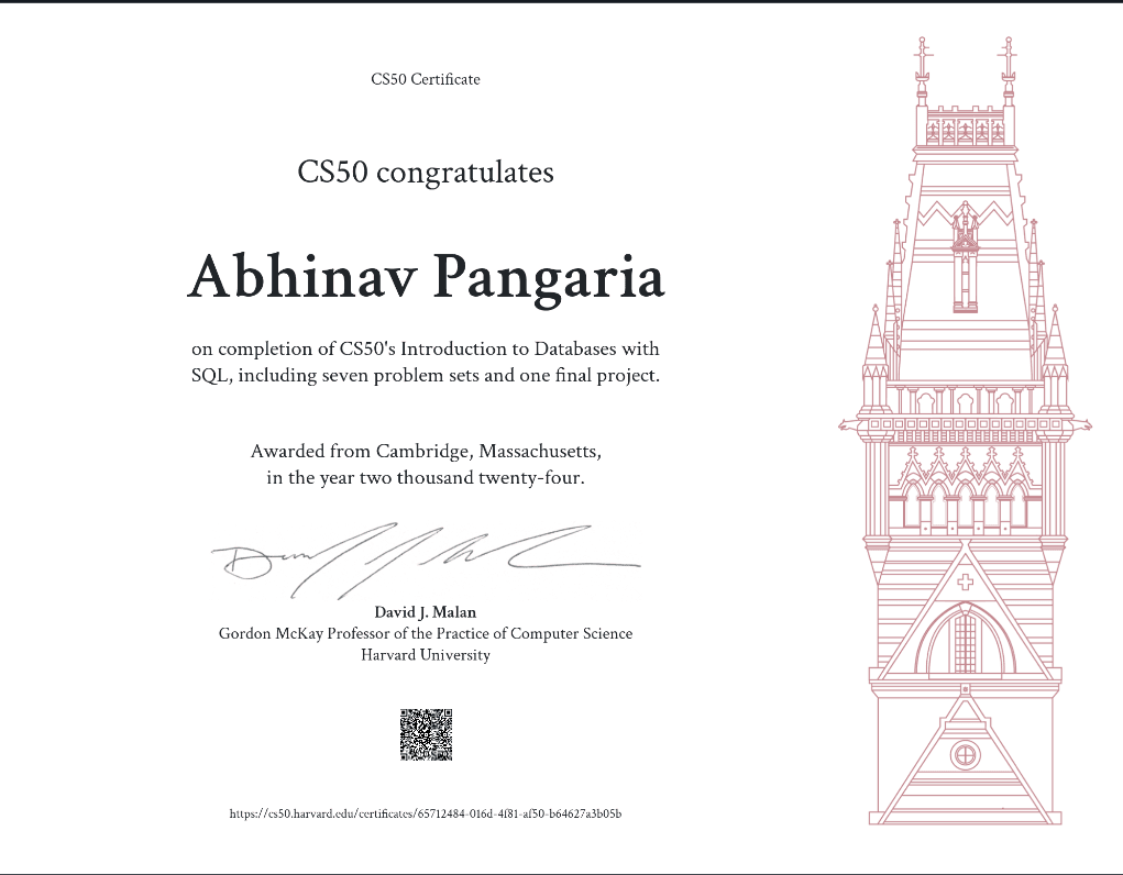 CS50DB